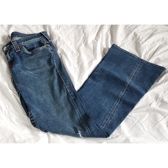Authentic True Religion Joey Twisted Flare BootCut 10-503 Jeans - Picture 2 of 9